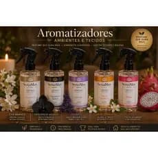 Aromatizador de Ambientes e Tecidos 260ml Spray Perfumado Cheiro Duradouro Casa