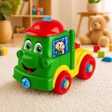 Caminhão de Brinquedo Cebolinha Infantil Grande Colorido Educativo Diversão Kids