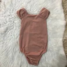 Body Infantil Feminino Nude - Canelado