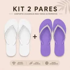 kit chinelo feninino Chinelos Gliter Original brilho slim chinelo feminina Preto