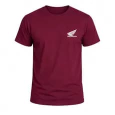 Camiseta Básica Estampa Honda 100% Algodão Masculino Feminino