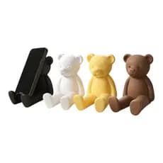 SUPORTE CELULAR URSO , suporte de celular criativo, suporte minimalista, decoração moderna, suporte para mesa.