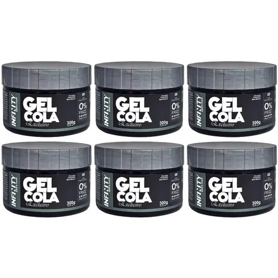 Gel Cola Exclusivo 300g INFINITY LOOKS HAIR  6 Un