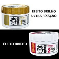 Gel Cola Para Cabelo Extra Forte e Ultra Fixação Premium KINGS  - 300gr