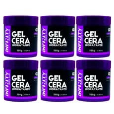 Gel Cera Hidratante 500g INFINITY LOOKS HAIR - 6 Un