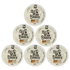 CERA MODELADORA INCOLOR EFEITO BRILHO 160G OLD MAN BARBER com 3 ou 6 UNIDADES