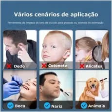 Bebird-Smart Ear Adesivo Visual, R1 +, Micro Câmera, 8 Milhões de Pixels, 6 Luz LED, Inspeção Orelha Doméstica, Kit Otos