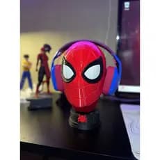 Suporte de fone de ouvido gamer homem aranha headset