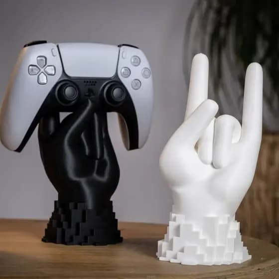 SUPORTE PARA CONTROLE PLAYSTATION 5, PS5, XBOX, XBOX ONE, MÃO PIXEL ROCK - VÁRIAS CORES