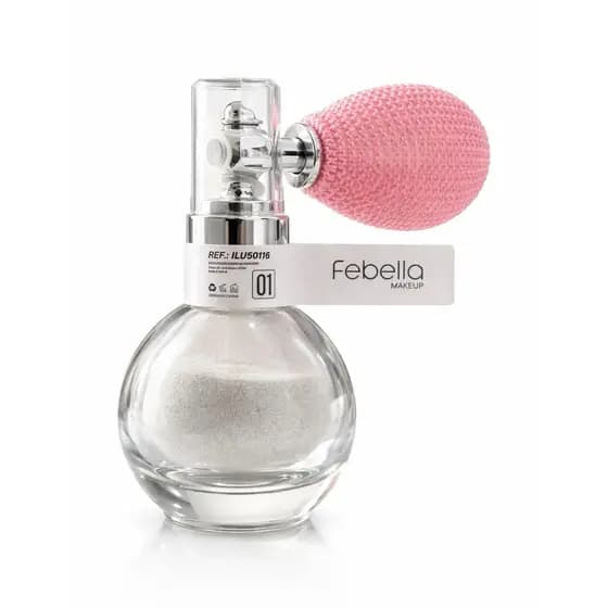 Spray lluminador para Corpo e Cabelo – Efeito Glow Instantâneo, iluminador febella