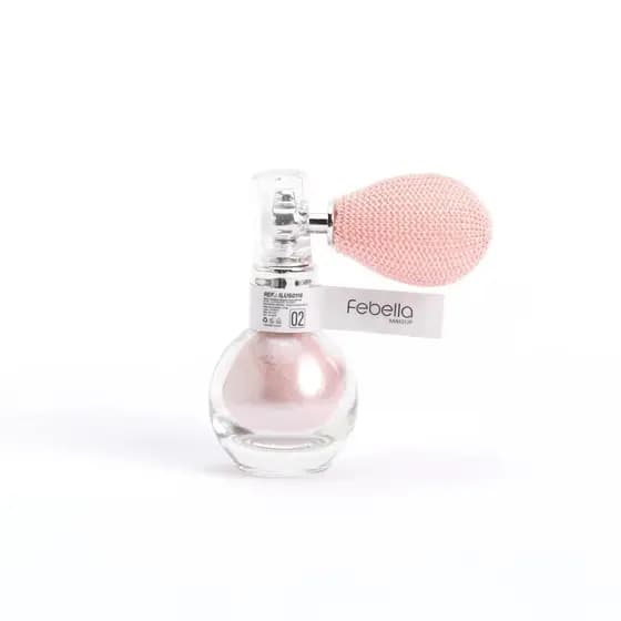 Spray lluminador para Corpo e Cabelo  Efeito Glow Instantâneo, iluminador febella