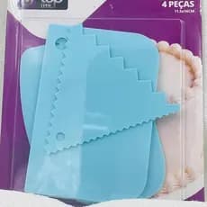 OFERTA Conjuntos 4 Raspador Raspadores Profissional Para Bolo Confeiteiro E Espátula