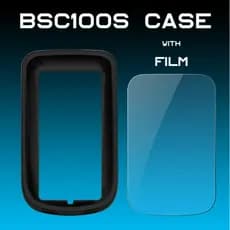 Capa Protetora De Silicone Para IGPSPORT BSC100S Bike Bicycle Computer Black Com Película Temperada，Inclui cordão de segurança