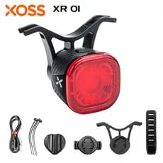 XOSS XR01 Luz Traseira De Bicicleta Inteligente Com Sensor De Freio Automático Leds De Carregamento À Prova D'água Acessórios Para Bicicletas XR 01 Lâmpada
