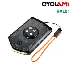 CYCLAMI RVL01 Luz De Bicicleta Ultraleve 5000mAh Bateria Luzes Dianteiras Lâmpada Versão Suspensa Lanterna De Ciclismo Para Farol De Telefone Traseira Carregamento De Emergência Lightning Type-C