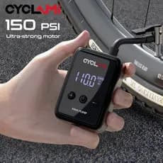 Bomba De Ar Elétrica Portátil Para Bicicleta , 150 PSI , MINI Compressor Recarregável Rápido , Inflador De Pneus Display