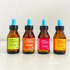 Kit 4 óleos vegetais para cronograma capilar