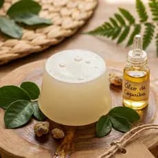 Xampu Sólido de Copaíba & Tea Tree | Controle da Oleosidade + Anticaspa | Vegano, Natural & Artesanal