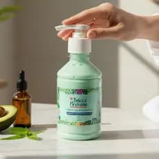 Máscara capilar fortalecedora | Beleza mexicana  Abacate, tea tree e mamona | Vegana, artesanal e eco.