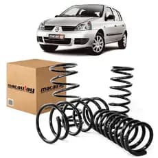 JOGO DE 4 MOLAS CONVENCIONAIS RENAULT CLIO