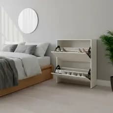 Sapateira com 2 Portas Multiuso Organizadora Para Quarto e Closet