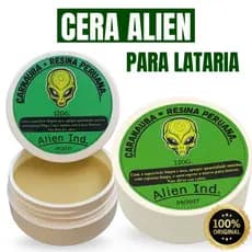 Cera Automotiva Carnaúba Alien Ind - Espelhamento Cerâmico Polimento Tira Riscos Repele Água 120g