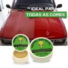 Cera Automotiva Alien Ind  Carnauba + Resina Peruana Tira Queimado do Sol e Revitaliza a Pintura