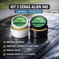 2 Cera Carnaúba Automotiva Revitalizadora Lataria e Plástico - Proteção UV e Revitalização Pintura