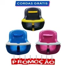 Balanço infantil DIRETO DE FABRICA brinquedos PLÁSTICO com segurança, corda Várias Cores