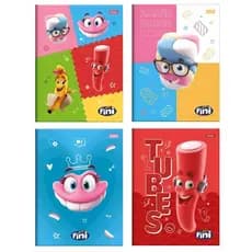 Caderno Brochura 1/4 Perfumado FINI Capa Dura 80 Folhas | FORONI