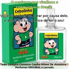 Perfume Cebolinha 25ml Colônia Jequiti Original Lacrado , Para Todas As Idades , Esse Perfume Viralizou Na Internet .
