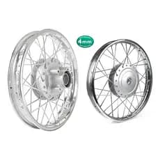 Par Roda Jante Aro Raiada Pop 100 Pop 110 4mm Cromado