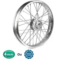 Roda Dianteira Bros 125/150/160 Freio Á Disco Montada Alinhada