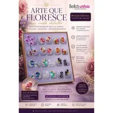 40 Adesivos Unhas Artesanais Pedrarias Jóias Unha Strass CARTELÃO COM adesivos DE LUXO