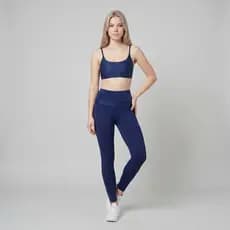 Legging Feminina Academia UV50 Waistband Clarity Marinho Patra