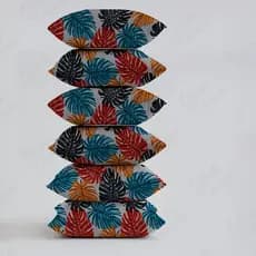 Conjunto com 6 Capas Decorativas – Estampas Criativas e Cores Harmoniosas-AL