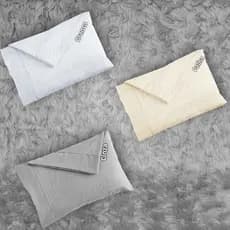 Fronhas com Ponto Palito - Kit 3 Pares de fronhas com Elegância e Delicadeza