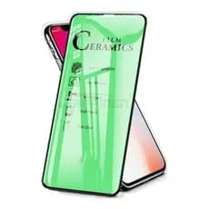 Pelicula Frontal em Ceramica Flexivel 9D Motorola Moto G200 Anti-Impacto Protetora Bordas Curvadas