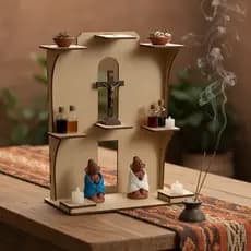 Altar Umbanda Conga Altar Umbanda Quimbanda Candomblé MDF Oratório