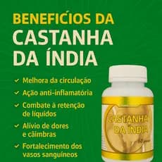 Suplemento Natural para Pernas Leves e Saudáveis 60 Cápsulas