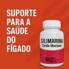 Cardo Mariano Original 60 Cápsulas 500 mg Proteção do Fígado