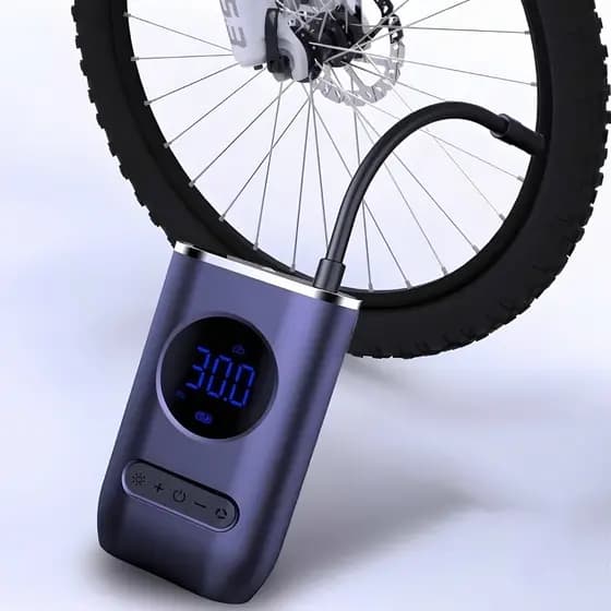 Mini Compressor de Ar Portatil Recarregavél Digital USB Calibrador Pneu Envio Imediato