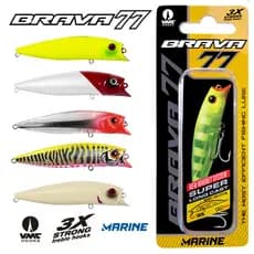 Isca Artificial - Marine Sports - Brava 77 - Sub Superfície - Floating - 7.7 cm - 7.2 g - Tucunaré