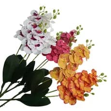 Buquê de Orquídeas Flores e Plantas Artificiais Jardinagem Decorativa - CC6287