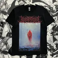 Deadcore Banda LORNA SHORE Heavy metal rock West Coast Street Skateing Verde Verão Camiseta Solta Casual Masculina