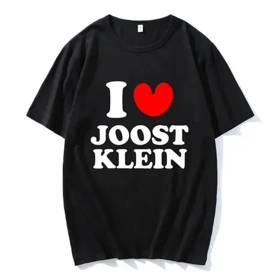 Eu Amo Joost Pequenas Camisetas Das Mulheres Dos Homens Verão Camiseta De Algodão Alta Qualidade Confortável Impressão G