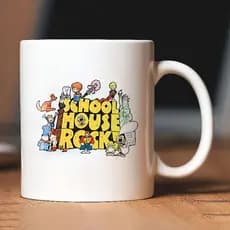 Caneca Engraçada De Cerâmica Branca ROCK HOUSE , Para Beber De Verão E Inverno , Aniversário Perfeito , Presente De Nata