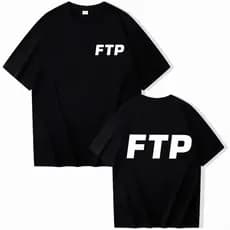 Roupas Masculinas De Verão Suicideboy Ftp Camiseta Masculina Harajuku Rap Música Streetwear Tee