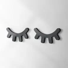 Par de Cílios em MDF Olhinhos Infantil Olhos Fechados Dormindo