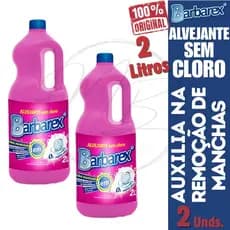 Kit 2 Alvejante Sem Cloro 2 Litros - Barbarex